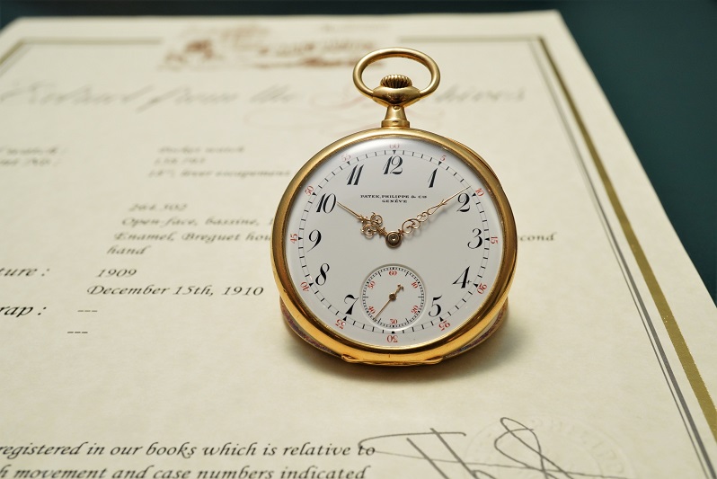 1900's パテック・フィリップ 懐中時計 ルイ針・ブレゲ数字 18KYG 