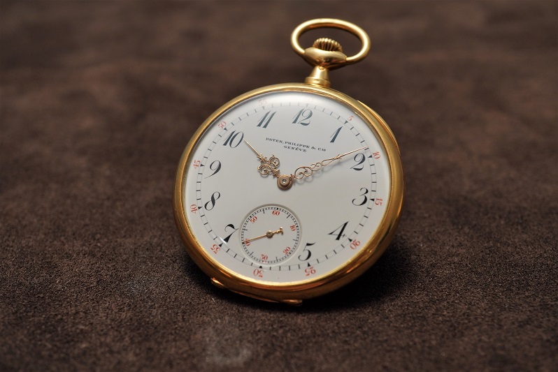 1900's パテック・フィリップ 懐中時計 ルイ針・ブレゲ数字 18KYG