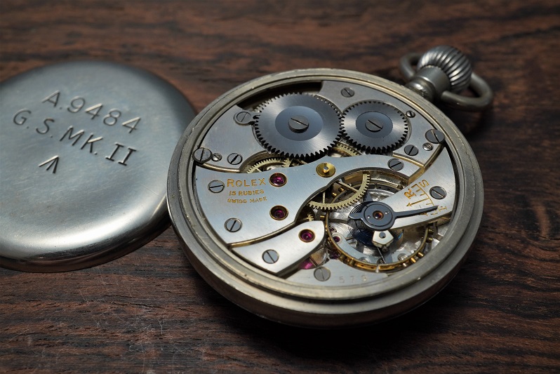 1940's ロレックス イギリス軍用懐中時計 ニッケルケース | ichigo_ichie