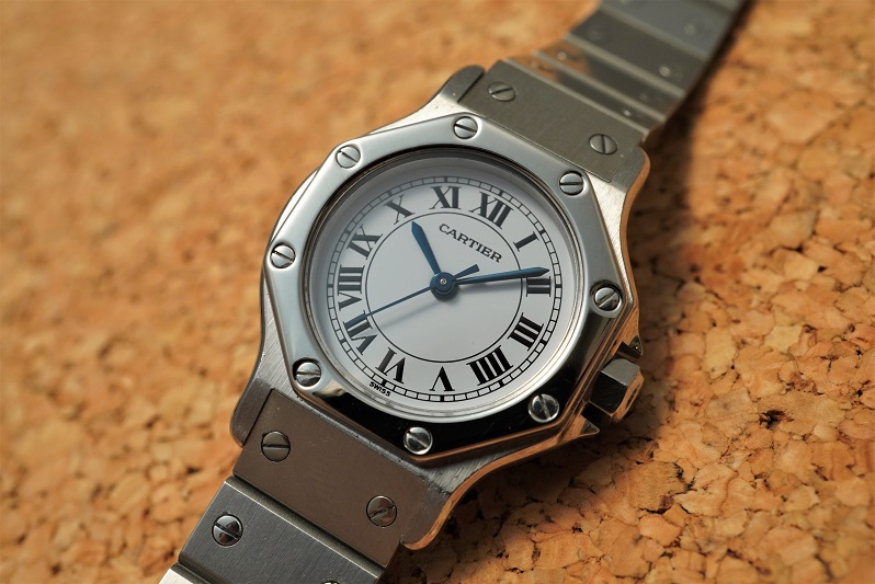 【新品仕上げ済み】カルティエ 腕時計 サントス オクタゴン SM