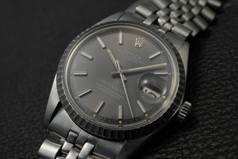 ロレックス　デイトジャスト1601 グリーン　カルティエWネーム