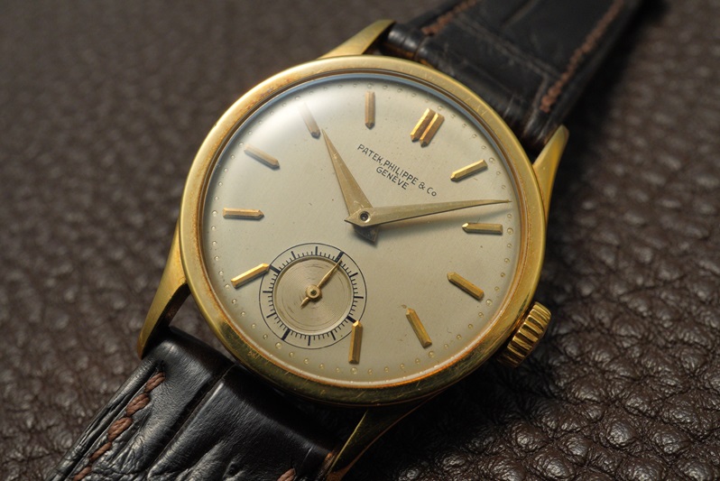 1940's パテック・フィリップ Ref.96 18KYG “フラット・トップ