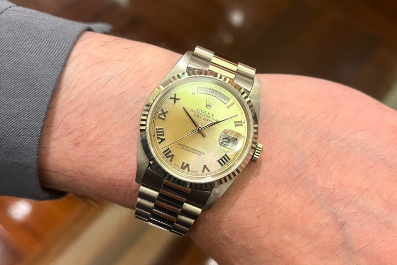 ネイルオーダー専用ページ　No.111 銀座・BARNEYS NEW YORK店】1990's ロレックス デイデイト Ref.18239